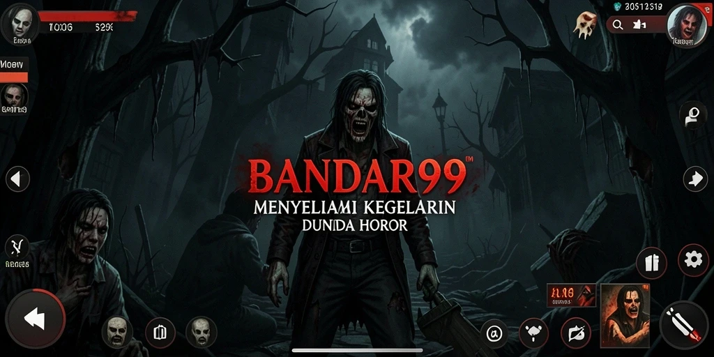 Screenshot BANDAR99 menampilkan momen mendebarkan dalam gameplay horor.