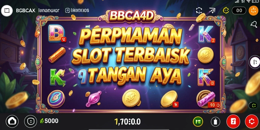 Tampilan menarik gameplay slot BBCA4D dengan tema yang beragam.