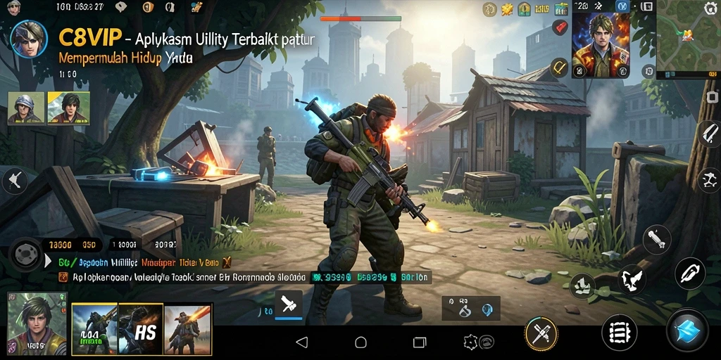 Tampilan antarmuka utama C8VIP yang user-friendly untuk manajemen Utility.