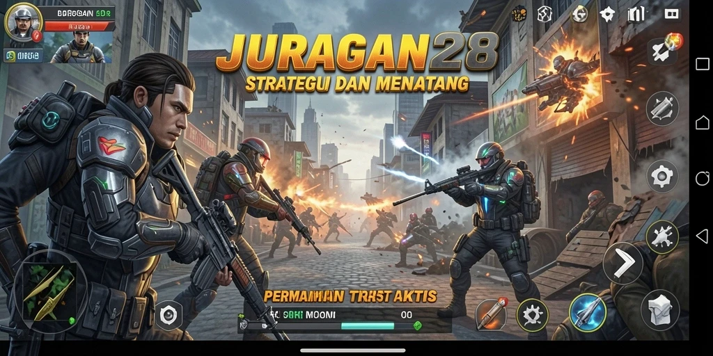 Tangkapan layar menarik dari gameplay JURAGAN28 yang menunjukkan strategi dan taktik.