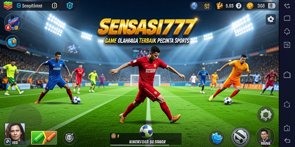 Tampilan gameplay SENSASI777 yang menegangkan saat bertanding.