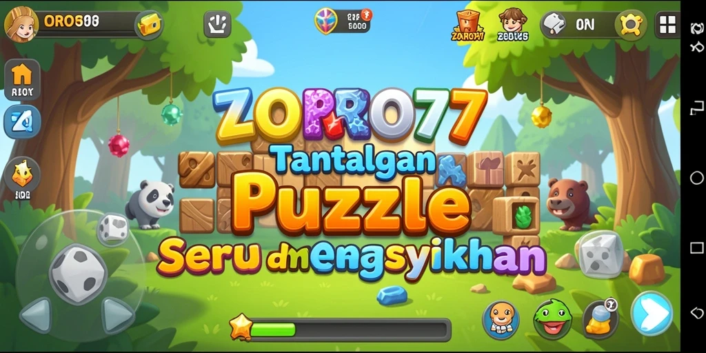 Tampilan gameplay ZORO77 yang menantang dan menarik.